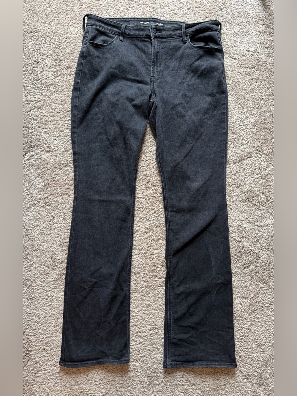 Old Navy Black Bootcut Jeans 14 Tall